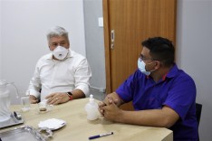 Metabase recebe visita do presidente do Pasa.